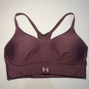 Under Armour Mauve Racerback Sports Bra - Light Support